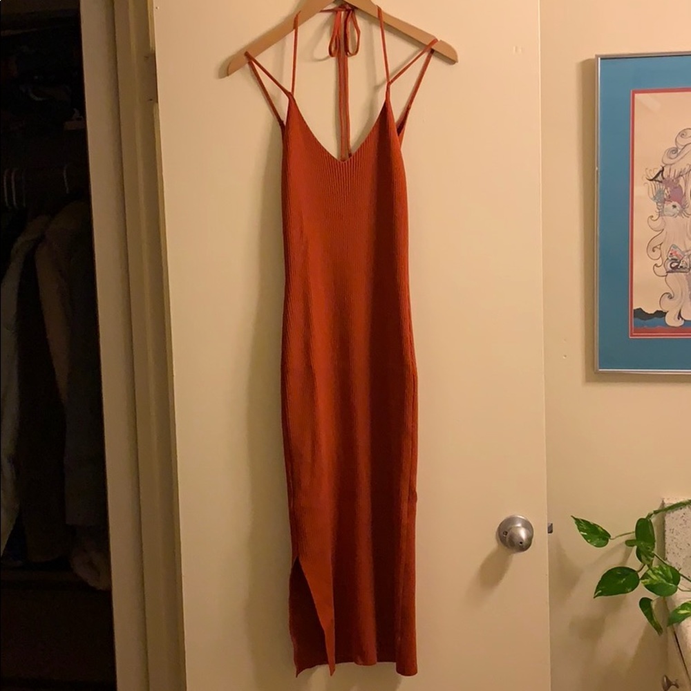 Luna B- Emory Park Midi Body Con Dress